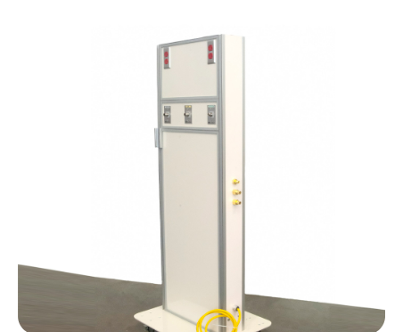 HSI Cogent Axiom Vertical Headwall, Movable, 2-Sided (21"W by 60"H by 6"D) Please Email Info@fostersim.com or Call 302-404-0006 for Pricing